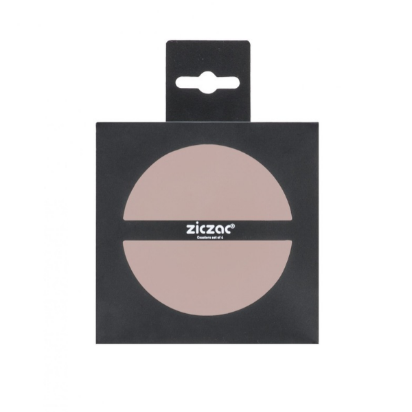 Glasonderzetters Togo - Mauve - Dia 10 cm (4 stuks)