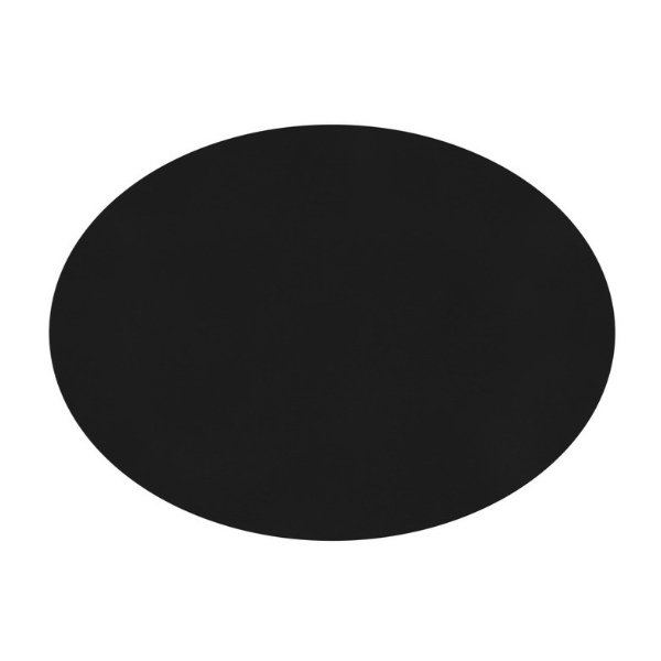 Placemat Togo - Black - 33 x 45 cm - Ovaal