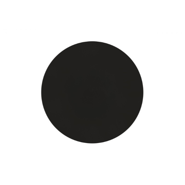 Placemat Togo - Black - Dia 38 cm - Rond