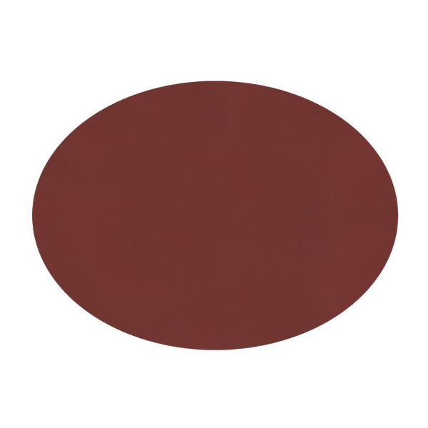 Placemat Togo - Red - 33 x 45 cm - Ovaal