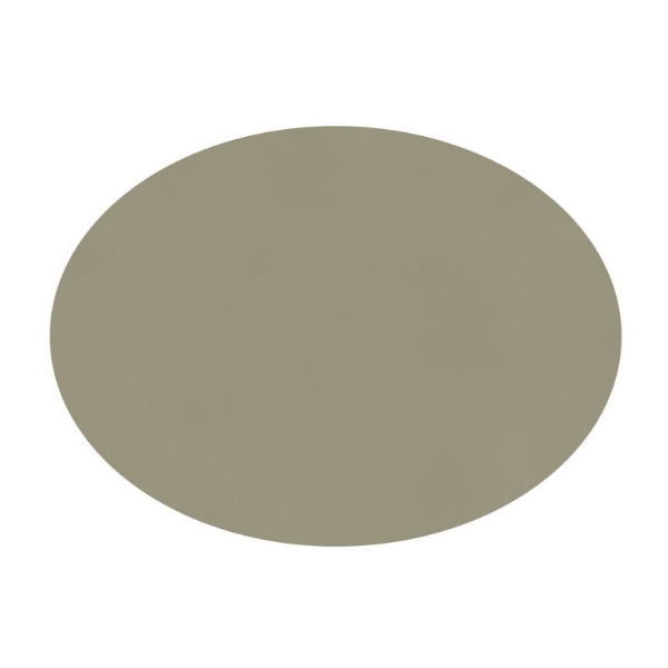 Placemat Togo - Taupe - 33 x 45 cm - Ovaal