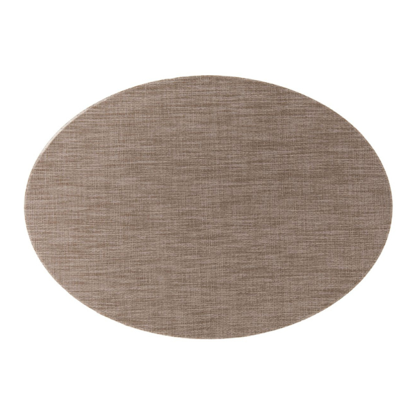 Placemat ZICZAC Purus Oval - Cappucino - 33x45 cm