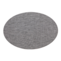 Placemat ZICZAC Purus Oval - Dark Grey - 33x45 cm
