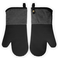 ZICZAC Ovenwant Silo - Black - 18x33 cm (set van 2)