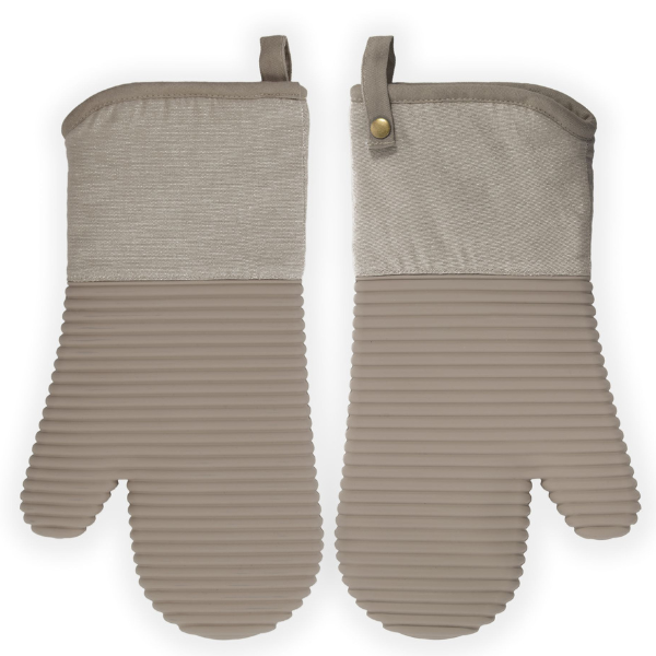 ZICZAC Ovenwant Silo - Taupe - 18x33 cm (set van 2)