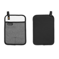 ZICZAC Pannenlap Silo - Black - 18x25,5 cm (set van 2)