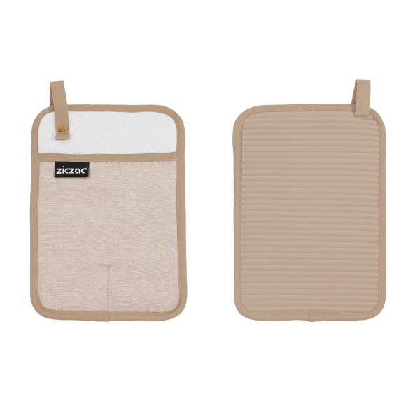 ZICZAC Pannenlap Silo - Sand - 18x25,5 cm (set van 2)