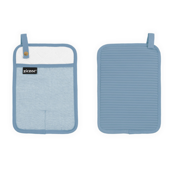 ZICZAC Pannenlap Silo - Sky Blue - 18x25,5 cm (set van 2)