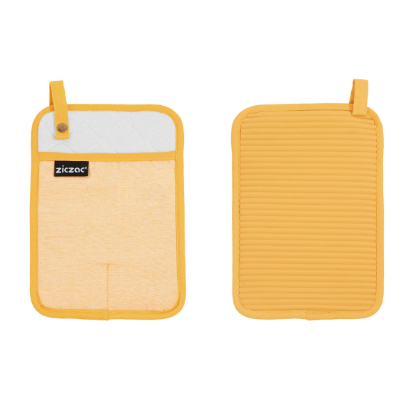 ZICZAC Pannenlap Silo - Yellow - 18x25,5 cm (set van 2)
